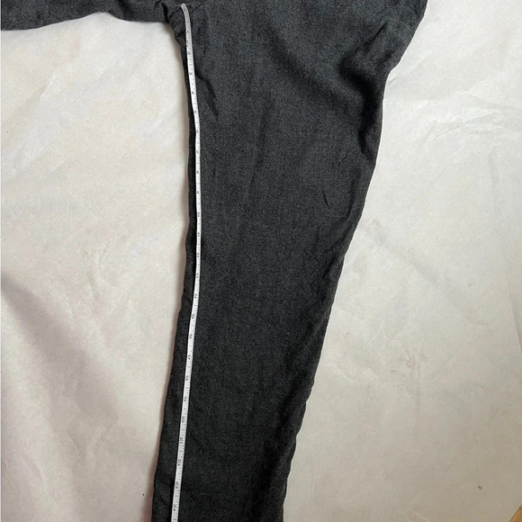 See Desc! Made in Italy DAVIDE CENCI Pants Wool Gray Strait Legs Trousers US 10? - Picture 3 of 9